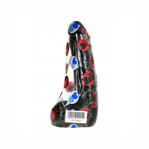 All Black – Gode réaliste noir doux 20 cm