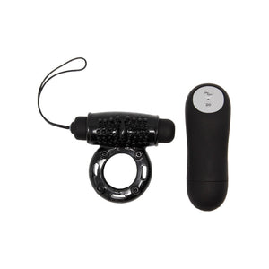 Baile – Anneau vibrant télécommandé noir, 20 fonctions