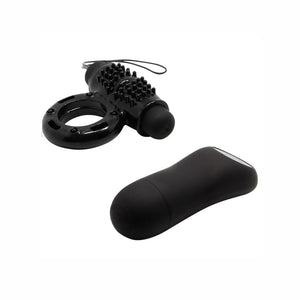 Baile – Anneau vibrant télécommandé noir, 20 fonctions