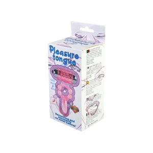Baile – Anneau silicone 10 rythmes de langue avec vibration rose