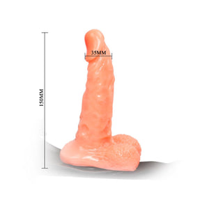 Baile – Harnais réglable avec pénis réaliste et culotte, 15,5 cm