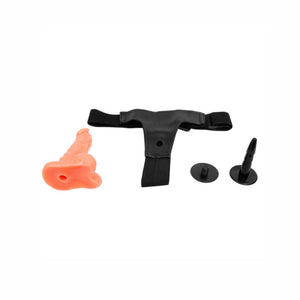 Baile – Harnais réglable avec pénis réaliste et culotte, 15,5 cm