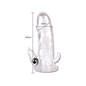 Baile – Brave man, gaine d'extension pénienne lapin vibrant