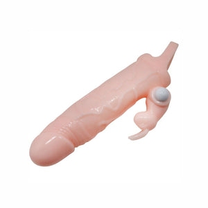 Baile – Couvercle de pénis brave man avec chair de lapin et double moteur 16.5 cm