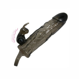 Baile – Couvre-pénis brave man avec lapin noir 16.5 cm