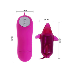 Baile – Dolfin Secret, mini vibromasseur dauphin lilas 12 vitesses