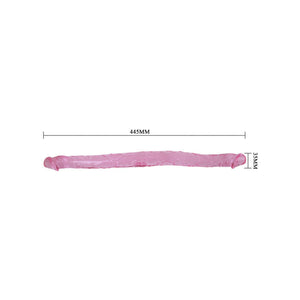 Baile – Double Dong bleu, gode double 44,5 cm