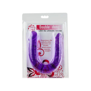 Baile – Double gode en gelée flexible lilas