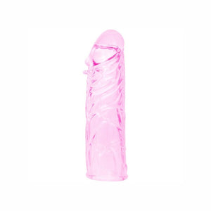 Baile – Gaine de pénis en silicone stimulante, rose 13 cm