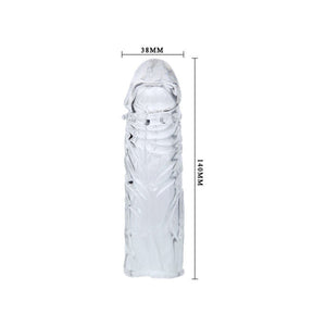 Baile – Gaine de pénis en silicone, transparente 13 cm