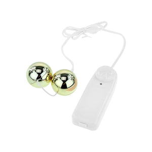 Baile – Golden, boules de geisha vibrantes avec télécommande