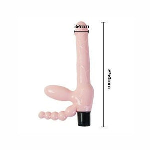 Baile – Harnais sans corde TPR avec vibration et stimulation anal 25.4 cm