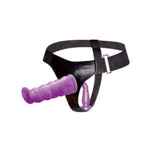 Baile – Harnais anal et vaginal femme lilas gpoint 17 cm