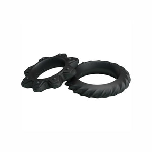 Baile – Kit 2 anneaux fleuri en silicone