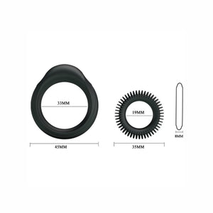 Baile – Kit 2 anneaux silicone anneau virilit?