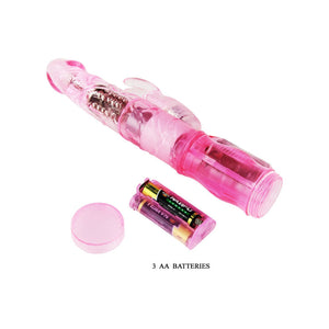 Baile – Mini rotateur lapin rose avec superstimulateur