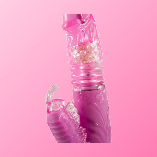 Baile – Partenaire de voyage rotateur haut et bas lapin rose