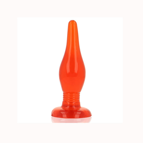 Baile – anaalplug soft touch rood, 14,2 cm