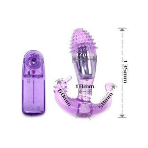 Baile – Stimulateur vaginal et anal lilas avec vibration