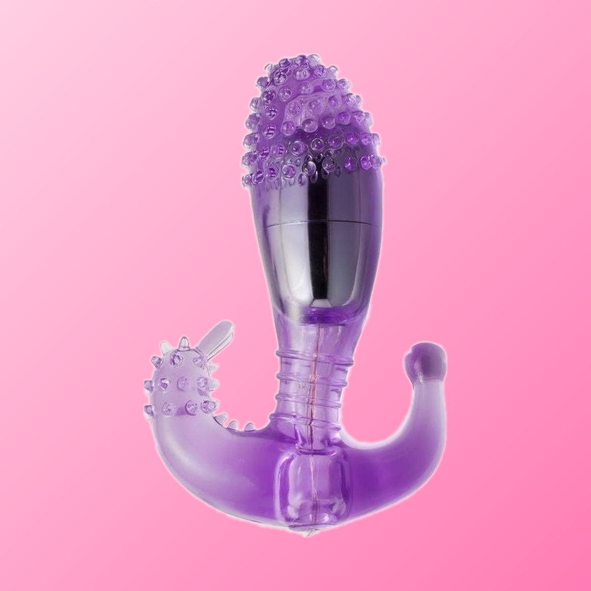 Baile – Stimulateur vaginal et anal lilas avec vibration
