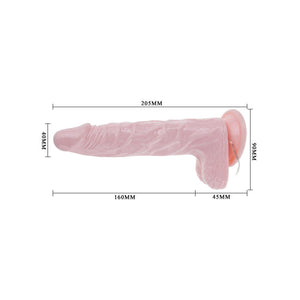 Baile – Super Rota Dong, gode rotatif réaliste 20,5 cm