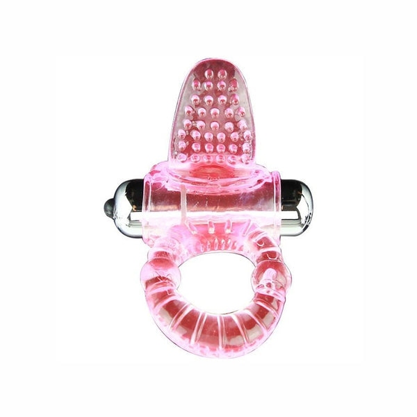 Baile – Sweet Abs, roze vibrerende cockring met clitorisstimulator (10 standen)