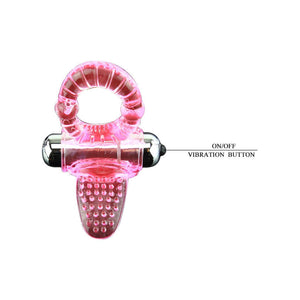 Baile – Sweet Abs, anneau vibrant rose avec stimulateur clitoridien (10 rythmes)