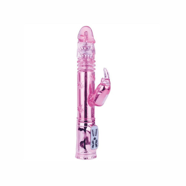 Baile – Throbbing Bunny, vibromasseur rabbit rotatif rose