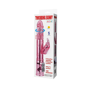 Baile – Throbbing Bunny, vibromasseur rabbit rotatif rose