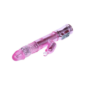 Baile – Throbbing Bunny, vibromasseur rabbit rotatif rose