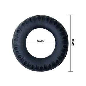 Baile – Cockring Titan vert, silicone Ø 2 cm