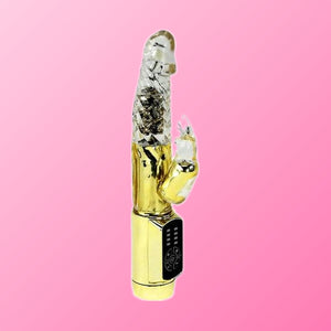 Baile – Rabbit Gold Prince, vibromasseur lapin rotatif à LED