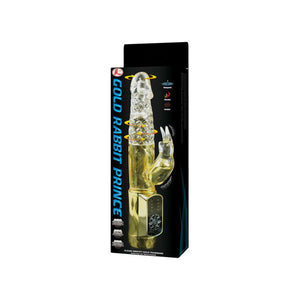 Baile – Rabbit Gold Prince, vibromasseur lapin rotatif à LED