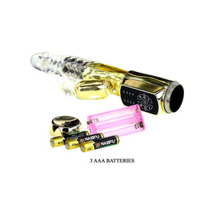 Baile – Rabbit Gold Prince, vibromasseur lapin rotatif à LED