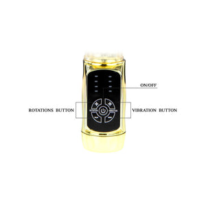 Baile – Rabbit Gold Prince, vibromasseur lapin rotatif à LED