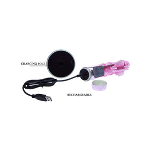 Baile – Rabbit Throbbing Butterfly, vibromasseur rotatif rechargeable