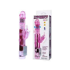 Baile – Rabbit Throbbing Butterfly, vibromasseur rotatif rechargeable