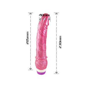 Baile – Vibrateur réaliste rouge 23 cm