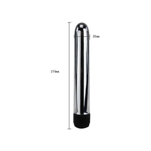Baile – Vibromasseur classique effet métal 17,4 cm