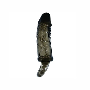 BAILE - FUNDA EXTENSORA PENE MET BAND PARA TESTICULOS NEGRO 13,5 CM