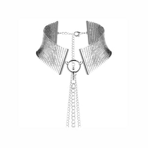 Bijoux – Désir métallique collier métallisé argent