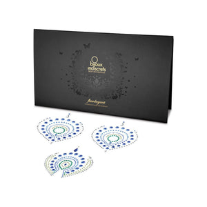 Bijoux Indiscrets – Flamboyant, parure de corps bleu & vert