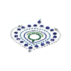 Bijoux Indiscrets – Flamboyant, parure de corps bleu & vert