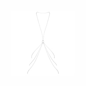 Bijoux – Magnifique chaînes métalliques pour le corps 8 argent