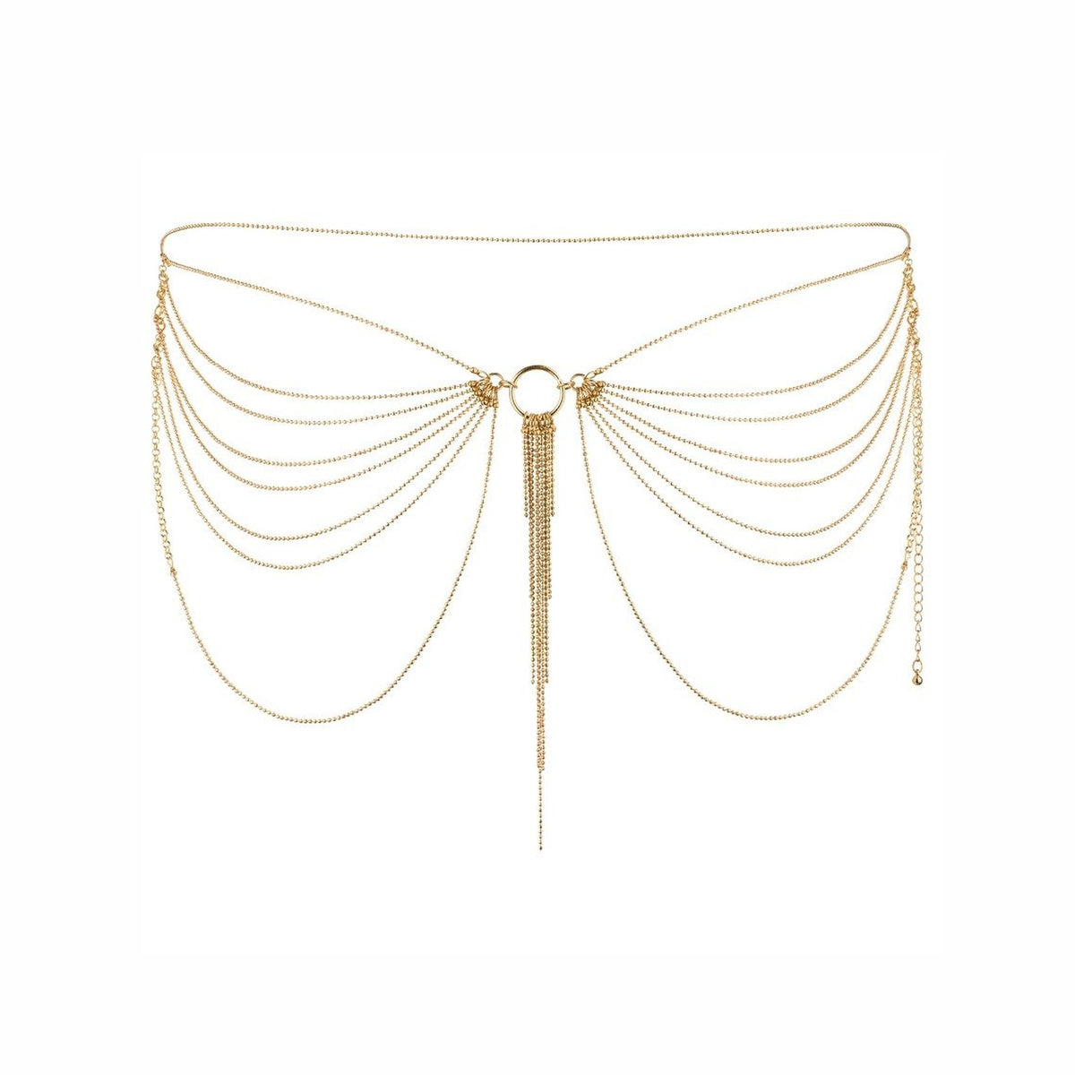 Bijoux Indiscrets – Magnifique, bijou de taille en chaîne dorée
