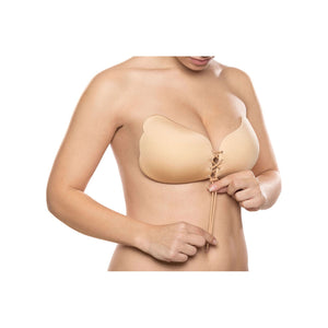 Bye-Bra – Lace-it renforcemen tpush-up beige bonnet b