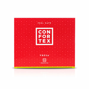 Confortex – Préservatifs Fraise, boîte de 144