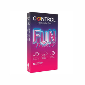 Control – Feel Fun Mix, préservatifs assortis (6 unités)