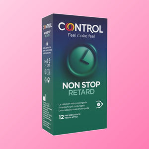Control – Non Stop Retard, préservatifs retardants (boîte de 12)