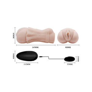 CRAZY BULL - MASTURBADOR WATER SKIN VAGINA MET BALA VIBRADORA 2